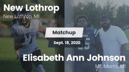 Matchup: New Lothrop vs. Elisabeth Ann Johnson  2020