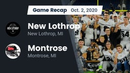 Recap: New Lothrop  vs. Montrose  2020