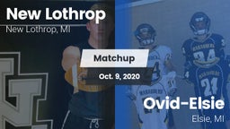 Matchup: New Lothrop vs. Ovid-Elsie  2020