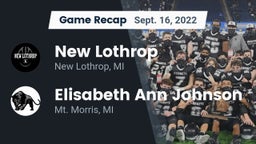 Recap: New Lothrop  vs. Elisabeth Ann Johnson  2022