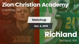 Matchup: Zion Christian Aca vs. Richland  2019