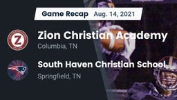 Recap: Zion Christian Academy  vs. South Haven Christian School 2021