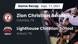 Recap: Zion Christian Academy  vs. Lighthouse Christian School 2021