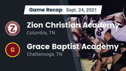 Recap: Zion Christian Academy  vs. Grace Baptist Academy  2021