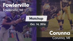 Matchup: Fowlerville vs. Corunna  2016