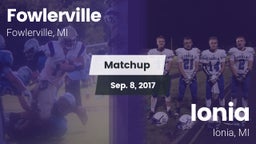 Matchup: Fowlerville vs. Ionia  2017