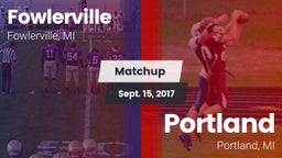 Matchup: Fowlerville vs. Portland  2017
