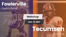 Matchup: Fowlerville vs. Tecumseh  2017
