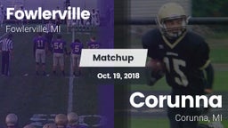 Matchup: Fowlerville vs. Corunna  2018