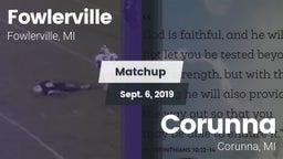 Matchup: Fowlerville vs. Corunna  2019