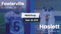 Matchup: Fowlerville vs. Haslett  2019