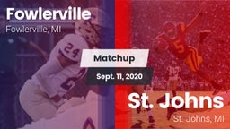 Matchup: Fowlerville vs. St. Johns  2020