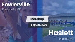 Matchup: Fowlerville vs. Haslett  2020