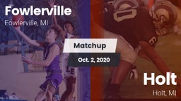 Matchup: Fowlerville vs. Holt  2020