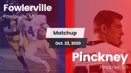 Matchup: Fowlerville vs. Pinckney  2020