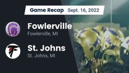 Recap: Fowlerville  vs. St. Johns  2022