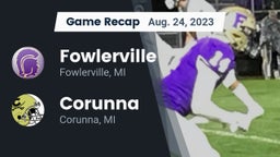 Recap: Fowlerville  vs. Corunna  2023