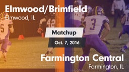Matchup: Elmwood/Brimfield vs. Farmington Central  2016
