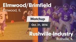 Matchup: Elmwood/Brimfield vs. Rushville-Industry  2016