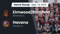 Recap: Elmwood/Brimfield  vs. Havana  2018