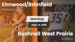 Matchup: Elmwood/Brimfield vs. Bushnell West Prairie 2018