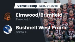 Recap: Elmwood/Brimfield  vs. Bushnell West Prairie 2018