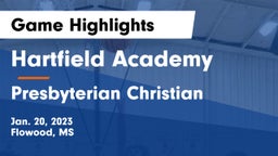 Hartfield Academy  vs Presbyterian Christian  Game Highlights - Jan. 20, 2023