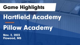 Hartfield Academy  vs Pillow Academy Game Highlights - Nov. 2, 2023