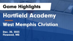 Hartfield Academy  vs West Memphis Christian  Game Highlights - Dec. 20, 2023