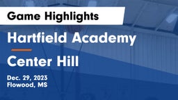 Hartfield Academy  vs Center Hill  Game Highlights - Dec. 29, 2023