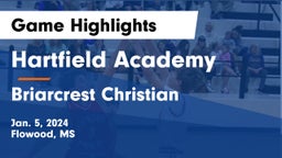Hartfield Academy  vs Briarcrest Christian  Game Highlights - Jan. 5, 2024