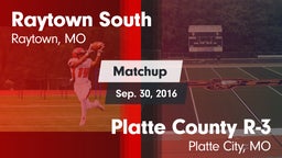 Matchup: Raytown South High vs. Platte County R-3 2016