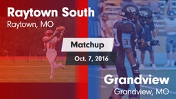 Matchup: Raytown South High vs. Grandview  2016