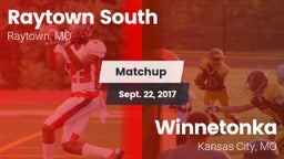 Matchup: Raytown South vs. Winnetonka  2017