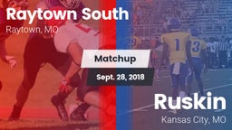 Matchup: Raytown South vs. Ruskin  2018