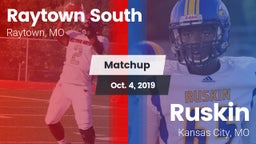 Matchup: Raytown South vs. Ruskin  2019