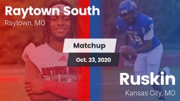 Matchup: Raytown South vs. Ruskin  2020