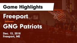 Freeport  vs GNG Patriots Game Highlights - Dec. 13, 2018