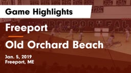 Freeport  vs Old Orchard Beach  Game Highlights - Jan. 5, 2019