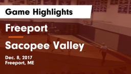 Freeport  vs Sacopee Valley  Game Highlights - Dec. 8, 2017