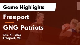 Freeport  vs GNG Patriots Game Highlights - Jan. 31, 2023