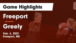 Freeport  vs Greely  Game Highlights - Feb. 6, 2023
