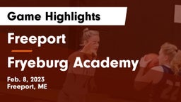 Freeport  vs Fryeburg Academy Game Highlights - Feb. 8, 2023