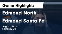 Edmond North  vs Edmond Santa Fe Game Highlights - Aug. 12, 2022