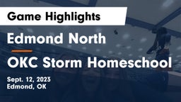 Edmond North  vs OKC Storm Homeschool Game Highlights - Sept. 12, 2023