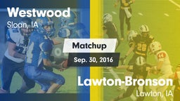 Matchup: Westwood vs. Lawton-Bronson  2016