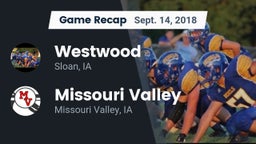 Recap: Westwood  vs. Missouri Valley  2018