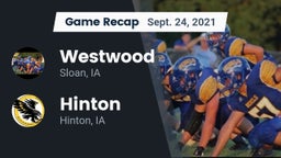 Recap: Westwood  vs. Hinton  2021