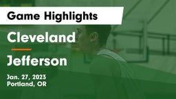 Cleveland  vs Jefferson  Game Highlights - Jan. 27, 2023