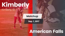 Matchup: Kimberly vs. American Falls 2017